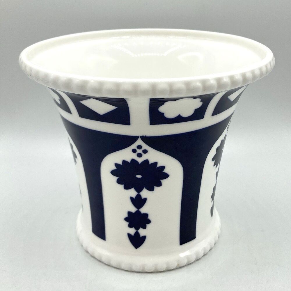 Royal Crown Derby Unfinished Imari Mantel Vase Urn Cachepot Planter Pot 4.75" H
